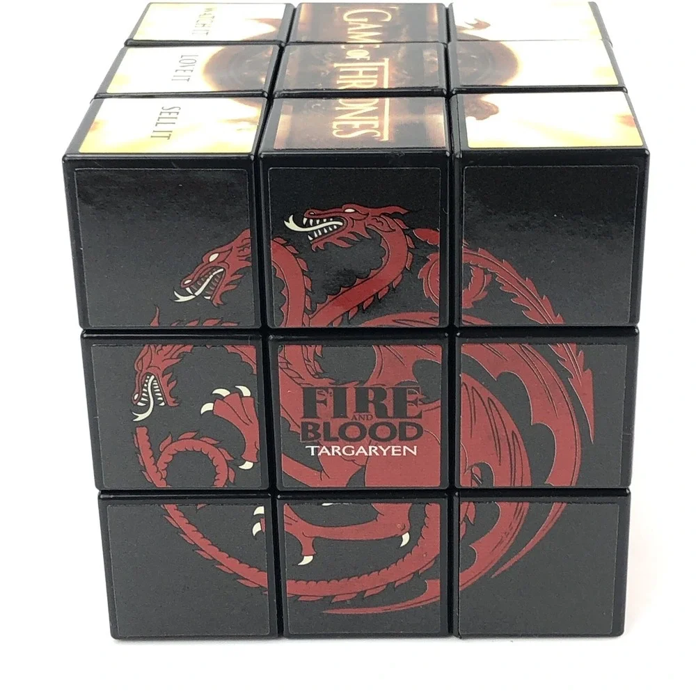 Game Of Thrones Rubiks Cube Puzzle Game Toy‎ HBO Promo TV Show 3x3 Gift Idea New